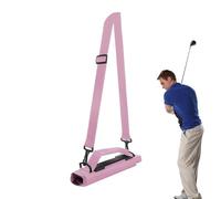 Golf Club Carrying Bag, Travel Sports Pouch, Scratch-Resistant, Adjustable Shoulder Strap, Lightweight Compact Design, Golfers, Teens, Women, (Black, Pink, Blue)