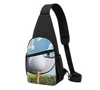 Golf Club Casual Una Spalla Cross Body Borsa Petto Portafoglio Telefono Borsa a Tracolla Uomo Borsa a Tracolla Viaggio Walking Marsupio Nero, Taglia Unica, Multicolore, Taglia unica, Zaini Sling