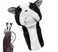 Golf Club Head Covers, Cute Plush Lightweight Shockproof, Dog Plush Men Golf Driver Headcover, Protective Accessory for Women Junior Athletes Golfers Sports Training Competition, Club Cover