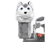 Golf Club Head Covers, Cute Plush Lightweight Shockproof, Dog Plush Men Golf Driver Headcover, Protective Accessory for Women Junior Athletes Golfers Sports Training Competition, Club Cover