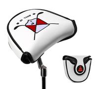 Golf Club Protector - Pelle Putter Head Case, sacchetto portatile | 15 x 15 x 7 cm design durevole con finitura leggera, elegante idea regalo per nuovi golfisti e giocatori esperti in occasioni