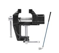 Golf Club Vise Clamp, Golf Grip Workbench Vise, Professional Grip Replacement Tool for Drivers, Wedges and Shafts, Heavy Duty Golfs Repair Accessories