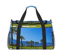 Golf Course by The Sea - Borsa da palestra con stampa di campo da golf, borsa da palestra con bagaglio a mano, borsa da viaggio e borsa a tracolla per viaggi e fitness