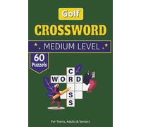 Golf Crossword Puzzle Book: Golf-Themed Crossword Puzzles | Compact 6x9 Size