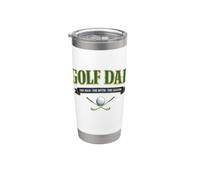 «Golf Dad: il mito e la leggenda» Funny Man Cave Golfers Bicchiere termico in acciaio inox doppia parete