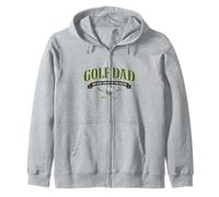 «Golf Dad: Il Mito e la Leggenda» Funny Man Cave Golfers Felpa con Cappuccio