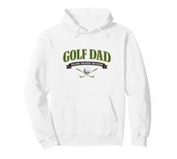 «Golf Dad: Il Mito e la Leggenda» Funny Man Cave Golfers Felpa con Cappuccio