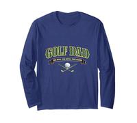 «Golf Dad: Il Mito e la Leggenda» Funny Man Cave Golfers Maglia a Manica