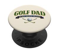 «Golf Dad: il mito e la leggenda» Funny Man Cave Golfers PopSockets PopGrip Adesivo