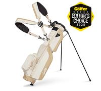 Sunday Golf Borsa Loma XL - Borsa Leggera con Tracolla e Supporto - Borsa da Golf Pitch n Putt Facile da trasportare - Percorsi Par 3 ed Executive, 1,5 kg (Mandorla tostata)