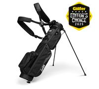 Sunday Golf Loma XL Bag - Sacca da Golf Leggera con Cinturino e Supporto - Sacca da Golf Pitch n Putt Facile da trasportare - Percorsi Par 3 ed Executive, 1,5 kg (Nero Opaco)