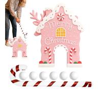 Golf di natalizio, set di bastoncini di Natale, giocattolo da mini golf per la casa, per feste di Natale, esterni, interni, salotto, campeggio, picnic