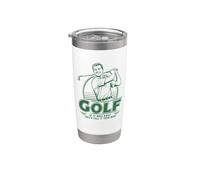 Golf divertente se fosse facile lo chiamano tua mamma gioco di parole Golf Bicchiere termico in acciaio inox doppia parete