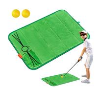 Golf Divot Mat - 19.69x13.78 in Golf Swing Path Mat | Practice Turf Pad Hitting Equipment | Swing Test Mats | Golfs Hitting Mats Supplies for Women Men Indoor Outdoor Backyard Driving Range