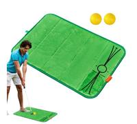 Golf Divot Mat, Swing Training Set, 19,69 x 13,78 in Turf Hitting Pad, Visual Feedback, Portatile Non Slip per Indoor, Outdoor, Practice, Driving, Range