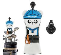 Golf Driver Head Covers - Cute Cartoon PU Leather Golf Covers | Driver and Fairway Head Çovers, Universal Ģolf Club Protector for Outdoor Play, Travel, Practice, Durable Accessory