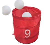Golf Game Storage Bucket, Foldable Ball Organizer, Portable Chipping Bucket with 11.81 Inches, Lawn Game Tool for Backyard Practice, Beach, Park Activities, Courtyard Sports Equipment Storage