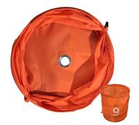 Golf Game Storage Bucket, Foldable Ball Organizer, Portable Chipping Bucket with 11.81 Inches, Lawn Game Tool for Backyard Practice, Beach, Park Activities, Courtyard Sports Equipment Storage