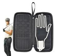 Golf Gloves Holder - EVA Elastic 27 X 13 X 5.5 Cm | Golf Glove Case Holder With Heavy-Duty Carabiner | Protective Accessory For Men Women Golfers Travel Storage