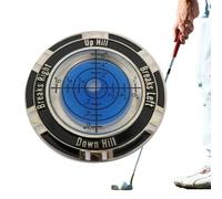 Golf Green Reader - 61 g doppio passo puting livello, strumento di marcatura palla rotonda, strumento compatto di precisione verde lettura portatile tascabile | Guida agli per torneo
