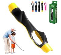 Golf Grip Trainer, Golf Grip Corrector, Enhance Grip Strength & Swing Accuracy for Beginners & Basic Players (Yellow)