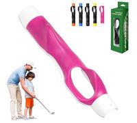 Golf Grip Trainer, Golf Grip Corrector, Enhance Grip Strength & Swing Accuracy for Beginners & Basic Players (Rose)