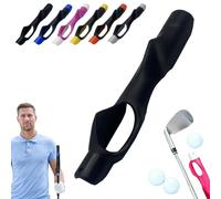 Golf Grip Trainer, Golf Training Aid, golf Club grip trainer Attachment, Enhance Grip Strength, Help Train Correct Hand Position (C)
