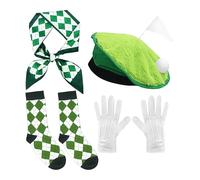 Golf Hat, Party Accessory, Lightweight Festive Cap with Themed Design for Fun Events, Humorous Headwear Women and Men Golfers, Outdoor Parties, Festivals, Halloween, Green