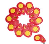 Golf Head Covers - 10 pezzi Club Head Covers with Identification Tags | Golf Accessories, Club Headcover for Most Clubs, Perfect for Men, 6,5 x 4,92 pollici