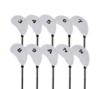 Golf Head Covers - 10PCS Golf Accessories With Corresponding Number Tags, Durable And Stylish Gollf Club Head Covers For Drivers Woods And Hybrids, Protective Goolf Club Coovers For Golfers, Travel St