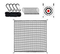 Golf Hitting Net, portatile Heavy Duty Ball Practice Simulator, 3X, 10 x 10 ft Golf Sports Barrier Net with Target Cloth, for Backyard, Outdoor, Indoor, Garden Use