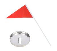 Golf Hole Cup and Flag, Putter Practice Equipment, 15.75x7.87 Inches Golfing Putting Training Tool & Portable, Vessel Diameter for Outdoor Lawn Yard Home Driving Range Tournaments