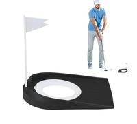 Golf Hole Cup - Putter Cup Training Equipment | Golf Put Disc Put Pratica Pratica | nella Formazione delle Abilità con Bandiera per Verdi all'aperto al coperto