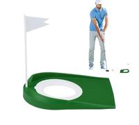 Golf Hole Cup - Putter Cup Training Equipment | Golf Put Disc Put Pratica Pratica | nella Formazione delle Abilità con Bandiera per Verdi all'aperto al coperto