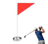 Golf Hole Flag, Event Golfer Putter Trainer, 8 x 8 pollici Putting Practice Target, Golf Skills Enhancer for Indoor, Outdoor, Lawn, Backyard, Tournament Training Aid, Game Improvement