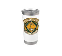 Golf Humor Forever Warming Up Driving Range Bicchiere termico in acciaio inox doppia parete