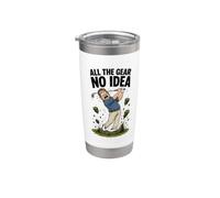 Golf Ideas - All The Gear No Idea Bicchiere termico in acciaio inox doppia parete