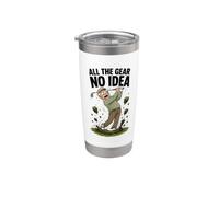 Golf Ideas - All The Gear No Idea Bicchiere termico in acciaio inox doppia parete