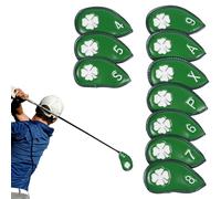 Golf Iron Headcovers, Copertine da golf portatili, Iron Head Protector, PU Leather Golf Iron Covers, Sintetic Leather Iron Covers, Golf Iron Covers for Men, Golf Club Headcovers, PU PU PU Leather