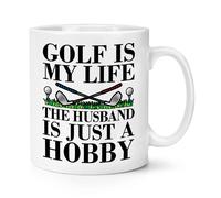 Golf Is My Life The Marito È solo Un Hobby 284ml Tazza Valentines Funny Love