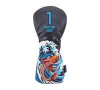 Golf Legno Headcover Resistente all'usura Impermeabile antigraffio Manicotto protettivo nero DR