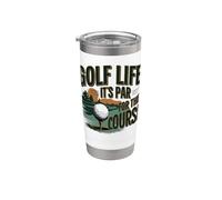 Golf Life It's Par For The Course Golf fer Design Bicchiere termico in acciaio inox doppia parete