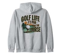 Golf Life It's Par for The Course Golf fer Design Felpa con Cappuccio