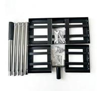 Golf Livellatore Rastrello Livellatore Strumento per Prato Accessorio Golf Acciaio Inox Durevole Manico in Metallo Multifunzione Facile da Usare
