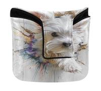 Golf Mallet Putter Copertura Magnetica Snap Maltese Cane 3D Golf Regali per Mallets e Piazza Impermeabile Cuoio DELL'UNITÀ di elaborazione fundas para Maderas de Golf