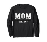 Golf Mamma Dal 2013 Compleanno Madre Festa Vintage Maglia a Manica