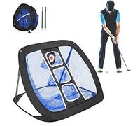 Golf Net, Pract Net Pop -up Portable Target All in One Golf Training Kit regali per la guida del cortile che si allena (Nero e blu)