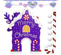 Golf Pan di Natalizio | Set Di Gioco Per Natale Con Pan Di ,Set Giocattoli Mini Golf Casa - Per Feste Natalizie All'Aperto E Al Chiuso Per Famiglia E Raduni