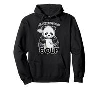 Golf Panda Tutto Quello Che Voglio Fare è Un Simpatico Giocatore di orsi Felpa con Cappuccio