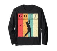 Golf Periodic Table Elements Golfer Sport Player Vintage Maglia a Manica